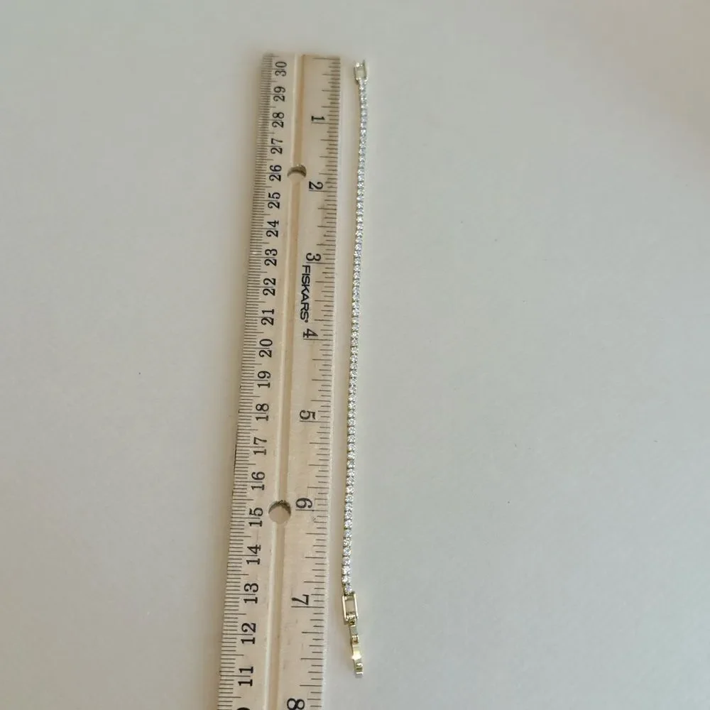 Tennis  bracelet  M986 - Picture 4 of 4